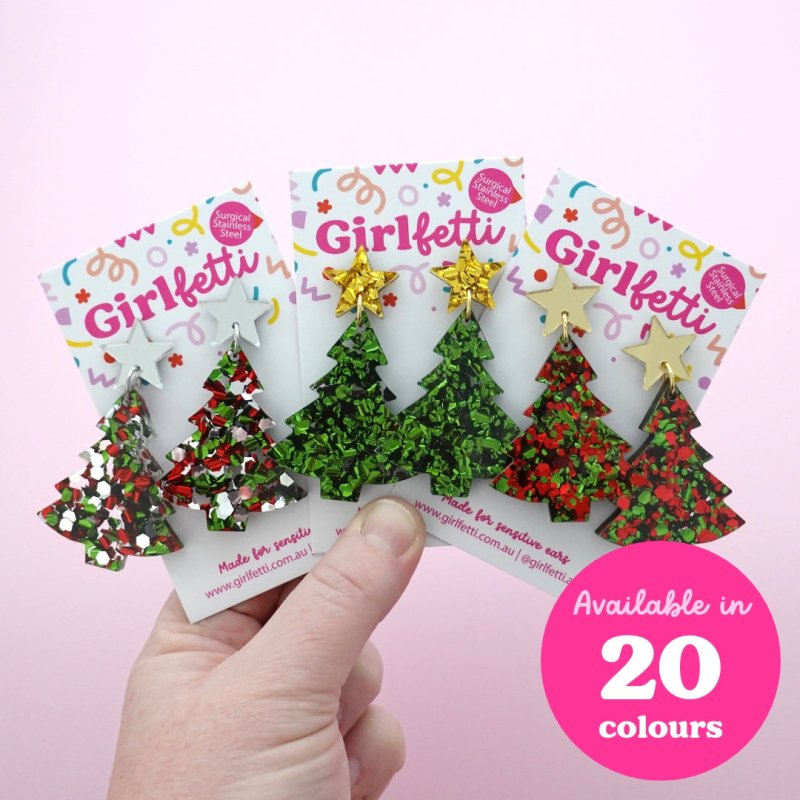 Christmas Earring Acrylic Dangle Earrings Gifts For Best