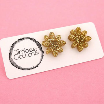 Flower Acrylic Stud Earrings